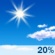 Possible drizzle in the morning.